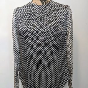 Gorgeous Black and White Blouse